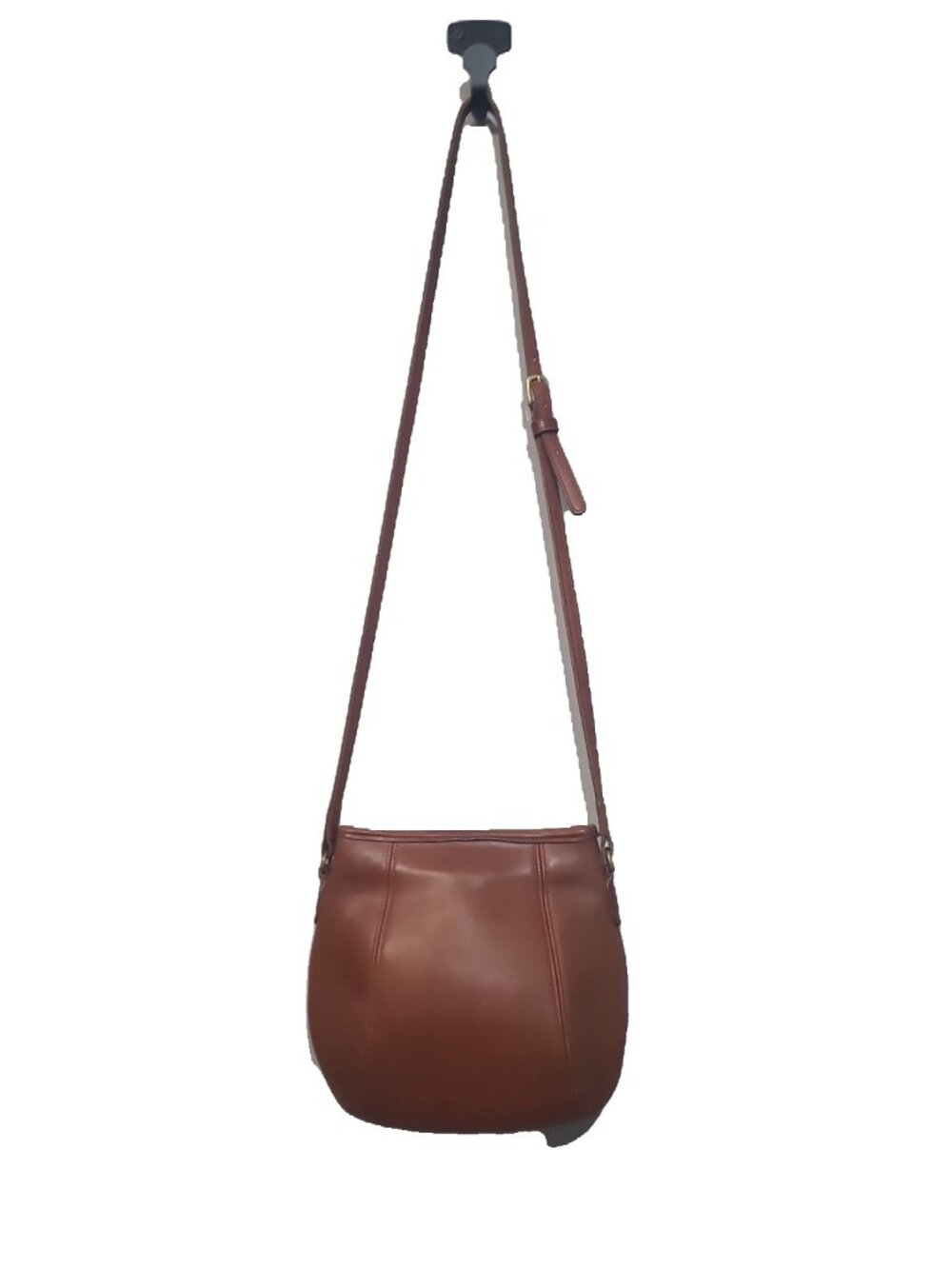 Coach Small Framed Pouch Crossbody Bag British Tan/Mahogany Brown